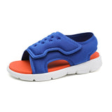 Summer Boys Sandals Kids Shoes Beach Mesh Baby Soft Light Sports Girls Hollow Sneakers Mart Lion A23 blue 22 CN