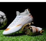 Men's Soccer Shoes Kids Football Boots Women Breathable Soccer Cleats Antiskid Chaussure Football Outdoor Mart Lion   