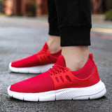 Summer Men's Casual Sport Shoes Mesh Running Sneakers Breathable Designer Tennis Training Jogging Walking Mart Lion   