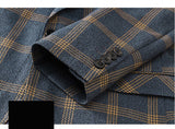 Plaid Designs Lapel Men's Suit Tailor Made Groom Tuxedos Wedding 3 Piece Suits Blazer (Jacket+Pants+Vest) Mart Lion   