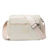 Women Oxford Crossbody Bag Tote Messenger Handbag Travel Shopper Top-handle Shoulder Mart Lion White  