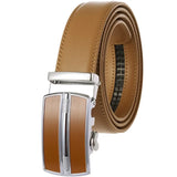 Belts Men's Genuine Leather Luxury Waist Strap Blue Automatic Buckle Jeans Belts MartLion 07 125cm 