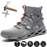 Work Boots Indestructible Safety Shoes Men's Steel Toe Puncture-Proof Work Sneakers Adult Work MartLion   