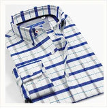 Smart Five Men Dress Shirts cotton Long Sleeve Regular Slim Fit Formal Shirts Male MartLion   