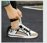 Lace-up Men's Casual Sneaker Shoes Hip Pop Sport Trainers Mesh Tennis Chaussure Homme Zapatillas Mart Lion   