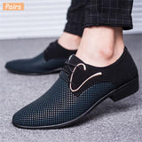 Spring Autumn Men's Casual Shoes Breathable Lace-Up Flats Shoes Wear Dress Mart Lion   