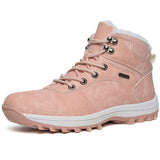 Breathable Men's Safety Shoes Boots With light Work Work Sneakers MartLion Pink 36 