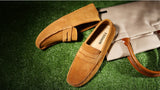 Men's Leather Loafers Casual Shoes Moccasins Slip On Flats Driving Mart Lion   