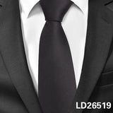 Solid Ties Men's Casual Skinny Neck Tie Gravatas Neckties Corbatas 6 cm Width Groom Tie For Party MartLion   