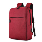 Laptop Men's Backpack Multifunction USB Charging Casual Travel anti-theft Waterproof 15.6 Inch Mart Lion Red  