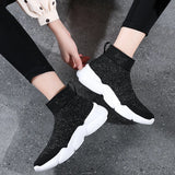 Women Platform Sneakers Casual Shoes Slip On Sock Trainers Plush Lightweight MartLion   