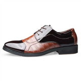 Men's Designer Shoes Formal Pointed Toe Dress Leather Oxford Formal Dress Footwear Mart Lion Auburn 38 