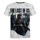  The Last of Us 2 T Shirt Men's Women Summer Casual 3D Printed Short Sleeve Hot Game Harajuku Streetwear Tee Tops Mart Lion - Mart Lion
