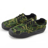 Men's Shoes Army Green Camouflage Cavans Farmer Work amp Safety Rubber Training Liberation Outdoor Sneakers Mart Lion   