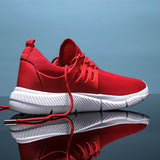 Summer Men's Casual Sport Shoes Mesh Running Sneakers Breathable Designer Tennis Training Jogging Walking Mart Lion   