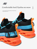 Sneakers Men's Lightweight Blade Running Shoes Shockproof Breathable Sports Height Increase Platform Walking Gym MartLion   