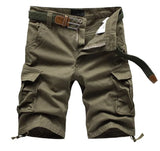 Summer Men's Baggy Multi Pocket Military Cargo Shorts Male Cotton Khaki Men Tactical Shorts Short MartLion   