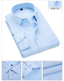 men's striped long sleeved non-iron slim fit dress shirts Solid Twill Social Clothing Mart Lion   