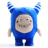 24cm Cartoon Oddbods Anime Plush Toy Treasure of Soldiers Monster Soft Stuffed Toy Fuse Bubbles Zeke Jeff Doll for Kids Gift MartLion D 24cm 