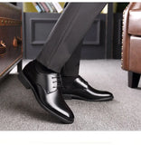 Men's Cowhide Leather Shoes British Soft Leather Man Split Leather Dress Shoes MartLion   