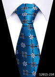 Tie For Men's Newest design Factory 7.5 cm Necktie Yellow Plaid Shirt Accessories Abraham Lincoln's birthday MartLion 12615-234  