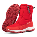 Waterproof Men's Women Snow Boots High Top Ankle Winter Platform Warm Plush Shoes Outdoor Non-slip MartLion   