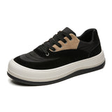 Men's Non-slip Leather Casual Shoes Formal Wear Lightweight Trend Outdoor Walking Mart Lion black 39 