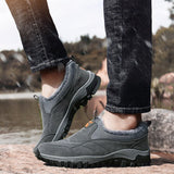 Men's Sneakers Loafers Outdoor Athletic Shoes faux suede non-slip rubber Walking Soft footwear dad Mart Lion   