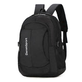 Casual Backpack Large Men's Backpack Nylon Schoolbags For Teenager Boys Laptop Shoulder Bags Mart Lion Black 42CMx30CMx15CM 