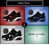 Winter Running Shoes for Men Women Keep Warm Cotton-padded Sneakers Outdoor Male Walking Sports Shoes MartLion
