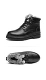  Genuine Leather Men's Boots Winter Waterproof Ankle Outdoor Working Snow Mart Lion - Mart Lion