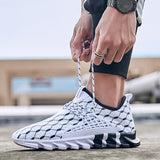 Lightweight Men's Casual Mesh Shoes Sneakers Breathable Outdoor Flats Walking Driving Footwear Zapatillas Mart Lion   