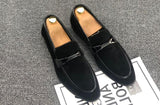 Men's Suede leather Loafers classic Moccasins Leather Casual Outdoor Driving Flats Shoes Mart Lion   