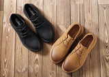 Spring Autumn Genuine Leather Men's Casual Shoes Breathable Driving Loafers Soft Bottom sneakers Moccasins Mart Lion   