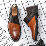 Wedding Formal Shoes Men's Leather Oxfords Slip On Party Dress Zapatos Hombre Mart Lion   