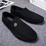 Off-Bound Men's Casual Shoes Bee Suede Loafers Flats Driving Soft Moccasins Footwear Slip-On Walking Mart Lion   