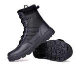 Men's Military Boots Combat Ankle Tactical Shoes Work Safety Motocycle Mart Lion   