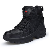 Footwear Military Tactical Men's Boots Special Force Leather Desert Combat Ankle Army Mart Lion PU Black 7 