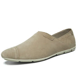Casual Shoes Men's Designer Slip On Boat Penny Loafers Genuine Leather Moccasins MartLion 8.5 Brown Shoes 