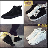 Men's Canvas Shoes Spring Autumn Lace-up High Style Vulcanize Sneakers Flats Mart Lion   