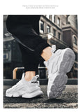 Running Shoes High Top Sneakers Men's Spring Breathable Gym Sock White Athletic Designer MartLion   