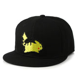 Pikachu baseball cap peaked cap cartoon anime character flat brim hip hop hat couple outdoor sports cap birthday gifts MartLion   