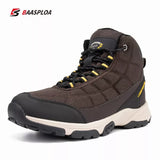 Baasploa Winter Men's Outdoor Shoes Hiking Waterproof Non-Slip Camping Safety Sneakers Casual Boots Walking Warm MartLion 114701-ZO 41 