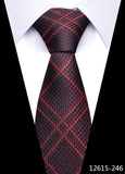 Tie For Men's Newest design Factory 7.5 cm Necktie Yellow Plaid Shirt Accessories Abraham Lincoln's birthday MartLion 12615-246  