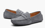 Men's Leather Loafers Casual Shoes Moccasins Slip On Flats Driving Mart Lion   