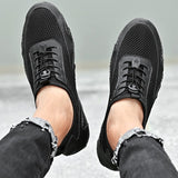 Men's Sneakers Cow Leather Casual Shoes Adult Breathable Driving Loafers Outdoor Slip On Walking Trainers Mart Lion   