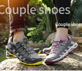 Leather Men's Casual Shoes Male Summer Mesh Breathable Sneakers Rubber Sole Hiking Outdoor Zapatos De Hombre Mart Lion   