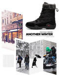 Winter High Help Men's Snow Boots Waterproof Fur Thick Plush Warm Ankle Mart Lion   