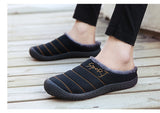 Winter Home Men's Slippers With Thick Plush Indoor Fur Slides Warm Bedroom Shoes House Slipper Mart Lion   