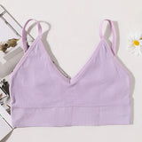 Seamless Bra Sports Bras For Women U-shape Back Crop Tops Female Bralette C Lingerie Brassiere Women MartLion Lavender One Size L